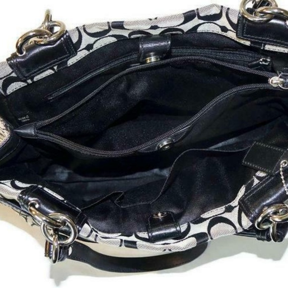 Coach Penelope Carryall Canvas Handbag Tote F16540 - Picture 4 of 8